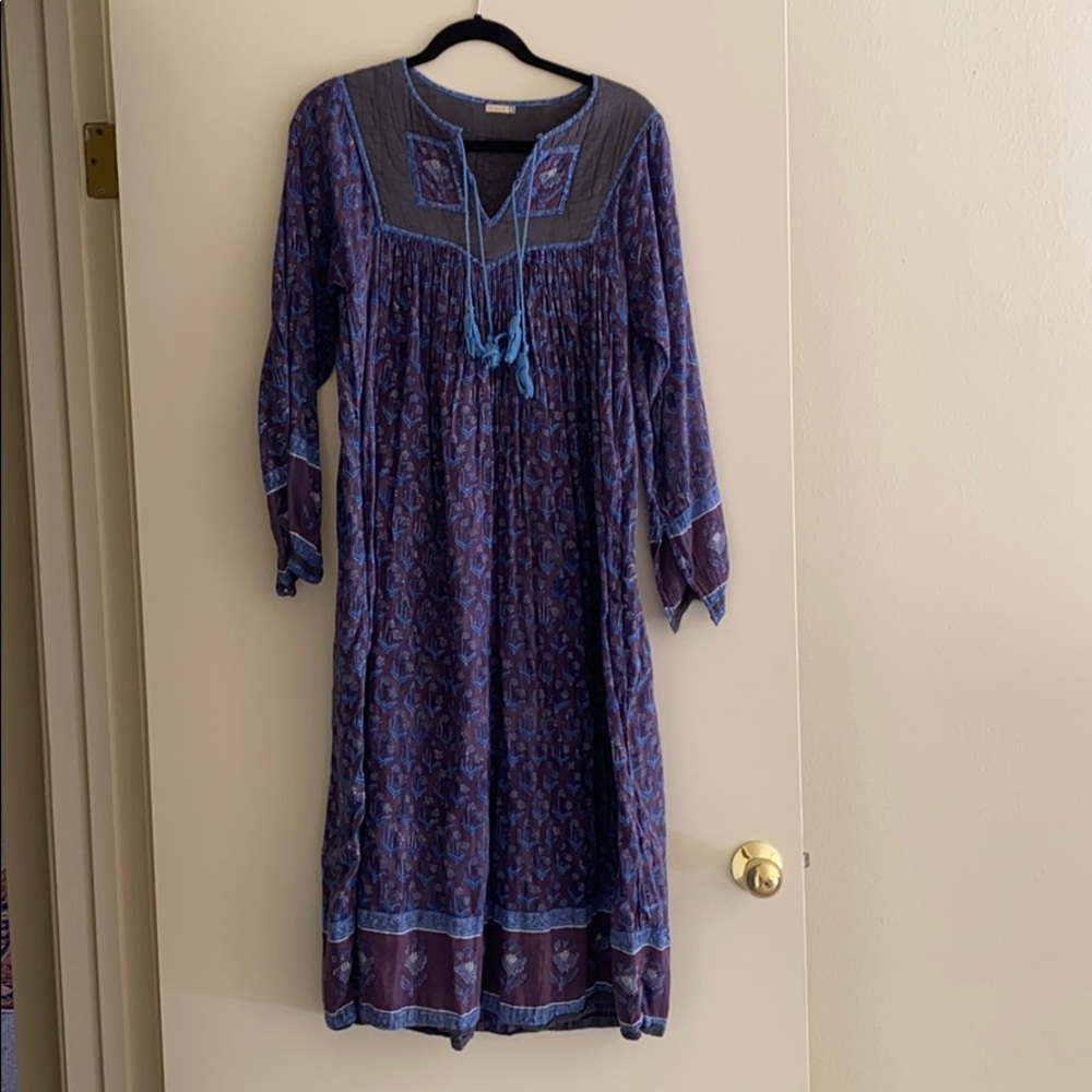 Matta New York Indian Block print Yamini Dress